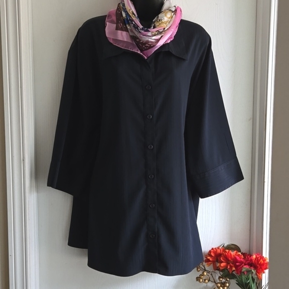 Penningtons | Navy Tunic Blouse/ Jacket - Picture 11 of 11
